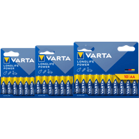 Varta Longlife Power AA Pack 30 stuks