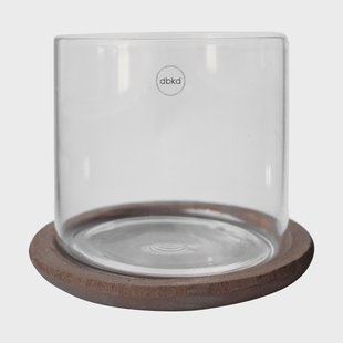 DBKD Terra waxinelichthouder Brown, 15 cm