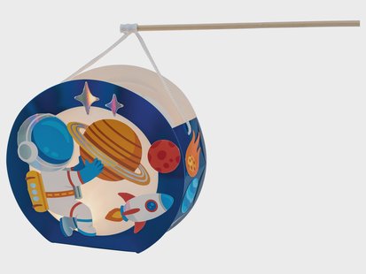 CRELANDO Lampion knutselset (Astronaut)