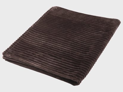 LIVARNO Plaid, 130 x 170 cm. (Bruin)