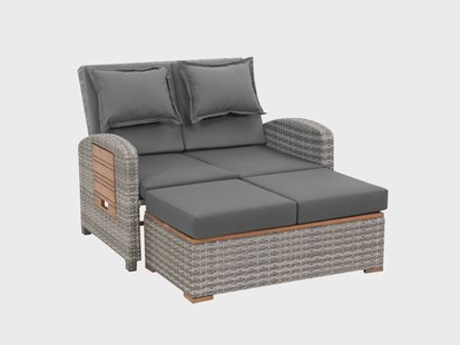 GREEMOTION Loungeset Bahia (Grijs)