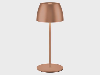LIVARNO Oplaadbare tafellamp, 20 cm (Brons)