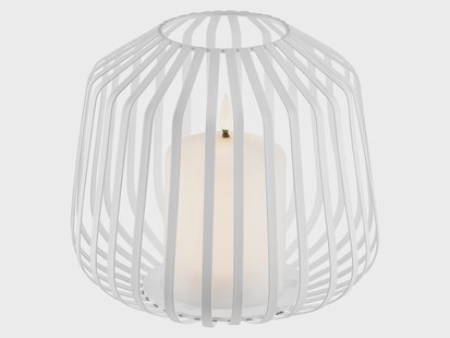 LIVARNO Windlicht metaal, 19 x 18 cm (Zwart)