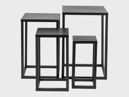 LIVARNO Set van 4 bijzettafels