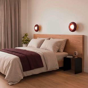 EGLO Plafondlamp Torchiarolo, bordeaux/oranje, metaal, E27