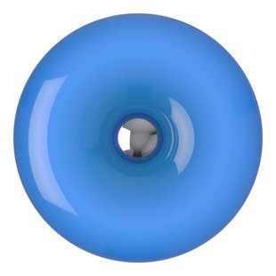 EGLO LED tafellamp Basile, blauw, glas, 2.700 K