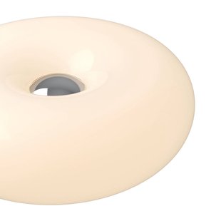 EGLO LED tafellamp Basile, wit, glas, 2.700 K