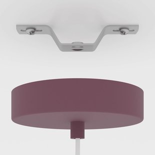 EGLO Hanglamp Berardelli, blauw/moerbei, Ø 23 cm, glas, E27