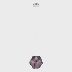 EGLO Hanglamp Meliciano, paars, glas, Ø 22 cm, E27