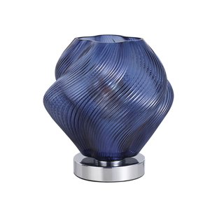EGLO Tafellamp Meliciano, blauw, glas, hoogte 23 cm, E27