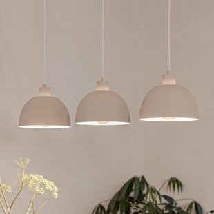 EGLO Hanglamp Cazalilla, zandbeige, 3-lamps, metaal, E27