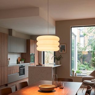 EGLO Hanglamp Tortora, wit, Ø 30 cm, glas, E27