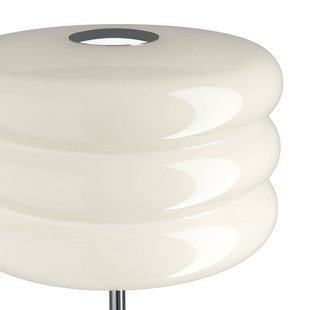 EGLO Vloerlamp Tortora, wit, glas, metaal, hoogte 153 cm, E27