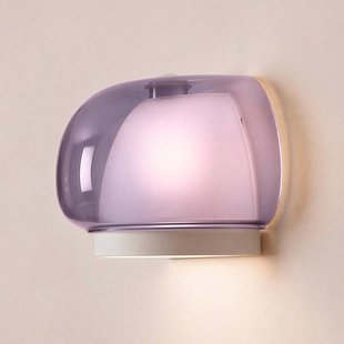 EGLO Wandlamp Belomontejo, roze-transparant, glas, G9