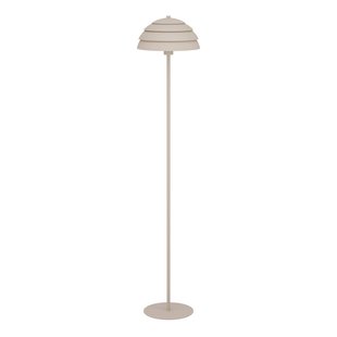 EGLO Vloerlamp Vittorito, zandbeige, metaal, hoogte 145 cm, E27