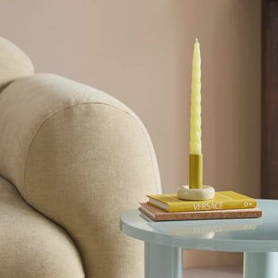 NOUS Living kandelaar 8,5x7,5 cm - groen/lichtgroen