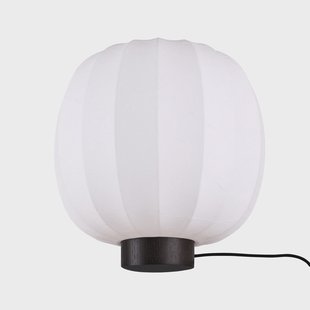 Watt & Veke Lunari tafellamp White-donker essen, Ø30x32 cm