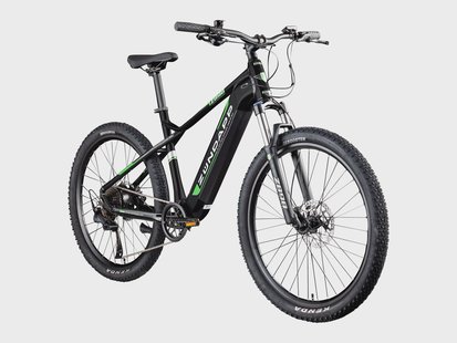 ZÜNDAPP E-Bike Mountainbike Z898, 27,5 Inch (Zwart/groen)