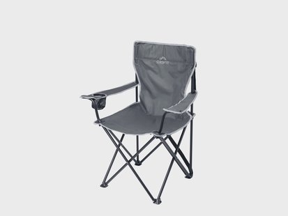 CRIVIT Campingstoel, opvouwbaar (Grijs)
