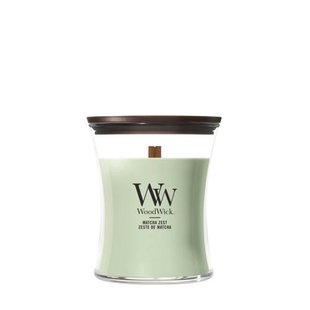 WoodWick geurkaars Matcha Zest - Medium