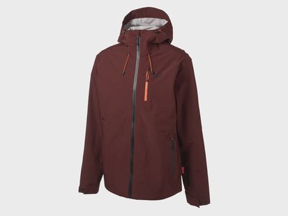 CRIVIT Heren hardshell ski-jas Touring met RECCO systeem (Burgundy, S)