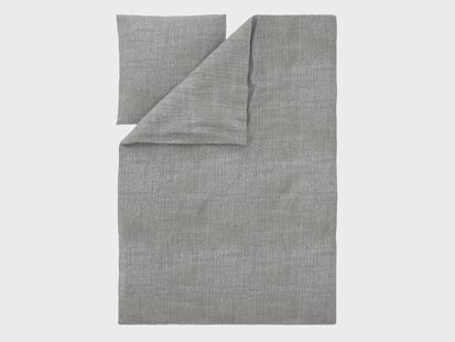 LIVARNO Fijnflanellen beddengoed / fijnflanellen tweezijdig beddengoed, 140 x 200 cm (Grijs)