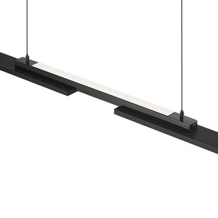HELL LED hanglamp More, antraciet, lengte 120 cm, metaal