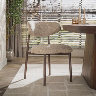 LifestyleFurn Eetkamerstoel Dannielle Cargo stof - Zand