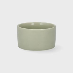 Ikebana schaal, porselein, licht groen, &Oslash;10 cm