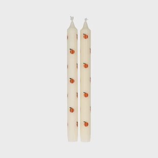 Dinerkaars, sinaasappels, 25 cm, set van 2