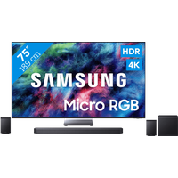 Samsung Micro RGB 75 R95H (2026) + Samsung HW-Q930H (2026)
