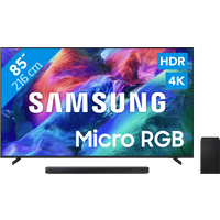 Samsung Micro RGB 85 R85H (2026) + Samsung HW-Q600H (2026)