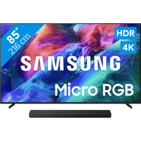 Samsung Micro RGB 85 R85H (2026) + Samsung HW-QS90H (2026)