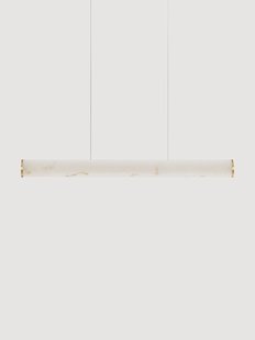 Grote LED-alabaster hanglamp Nolia, dimbaar