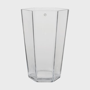ERNST Ernst glazen vaas 17x14,5x25 cm