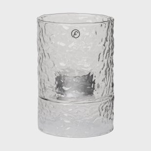 ERNST Ernst vaas/waxinelichthouder structuur Ø7,5x11 cm