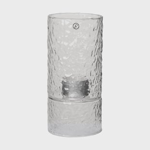 ERNST Ernst vaas/waxinelichthouder structuur Ø7,5x16 cm