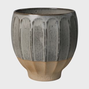 ERNST Ernst bloempot Grijs-naturel, Ø18x18 cm