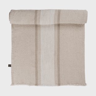 ERNST Ernst tafelloper Naturel-wit-beige, 45x150 cm