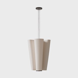 &Tradition Bella chandelier hanglamp SC114, Bronzed & Soft Canvas, Ø47,2 cm