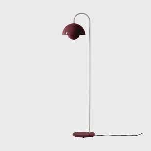 &Tradition Flowerpot VP12 vloerlamp Dark plum