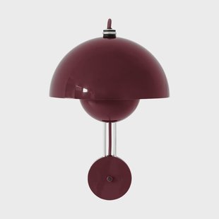 &Tradition Flowerpot VP8 wandlamp Dark plum