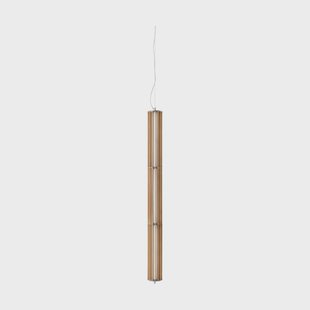 &Tradition Numbra TY1 hanglamp Gelakt eiken-getrommeld aluminium