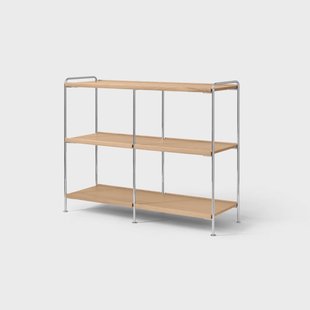 &Tradition Alima NDS5 wandrek Gelakt eik-chroom, 123x95x38 cm