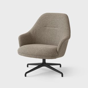 &Tradition Rely HW139 loungestoel Clay 0009-black