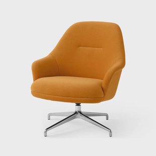 &Tradition Rely HW139 loungestoel Gentle 0433-aluminium