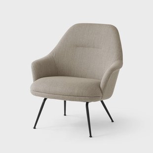 &Tradition Rely HW139 loungestoel Re-wool 0218-black