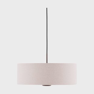 Globen Lighting Bosco pendel Beige, bruin gebeitst eiken, Ø55 cm