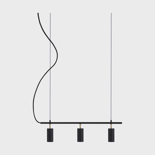 Globen Lighting Hubble 3 Long plafondlamp Zwart