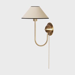 Globen Lighting Iris wandlamp Creme-noir